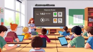 classroom screen

