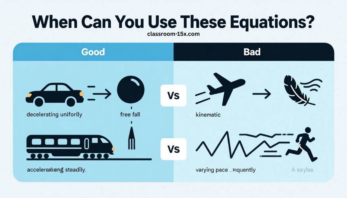 kinematic equations 