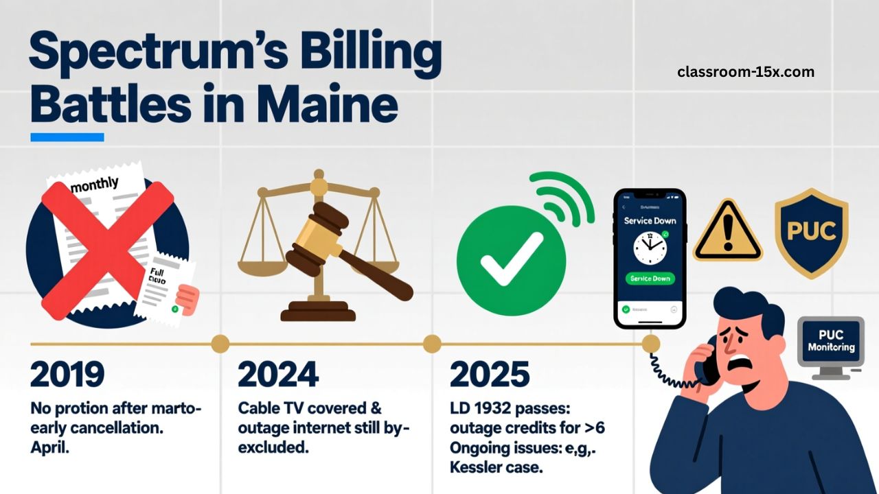 spectrum maine prorated billing issue