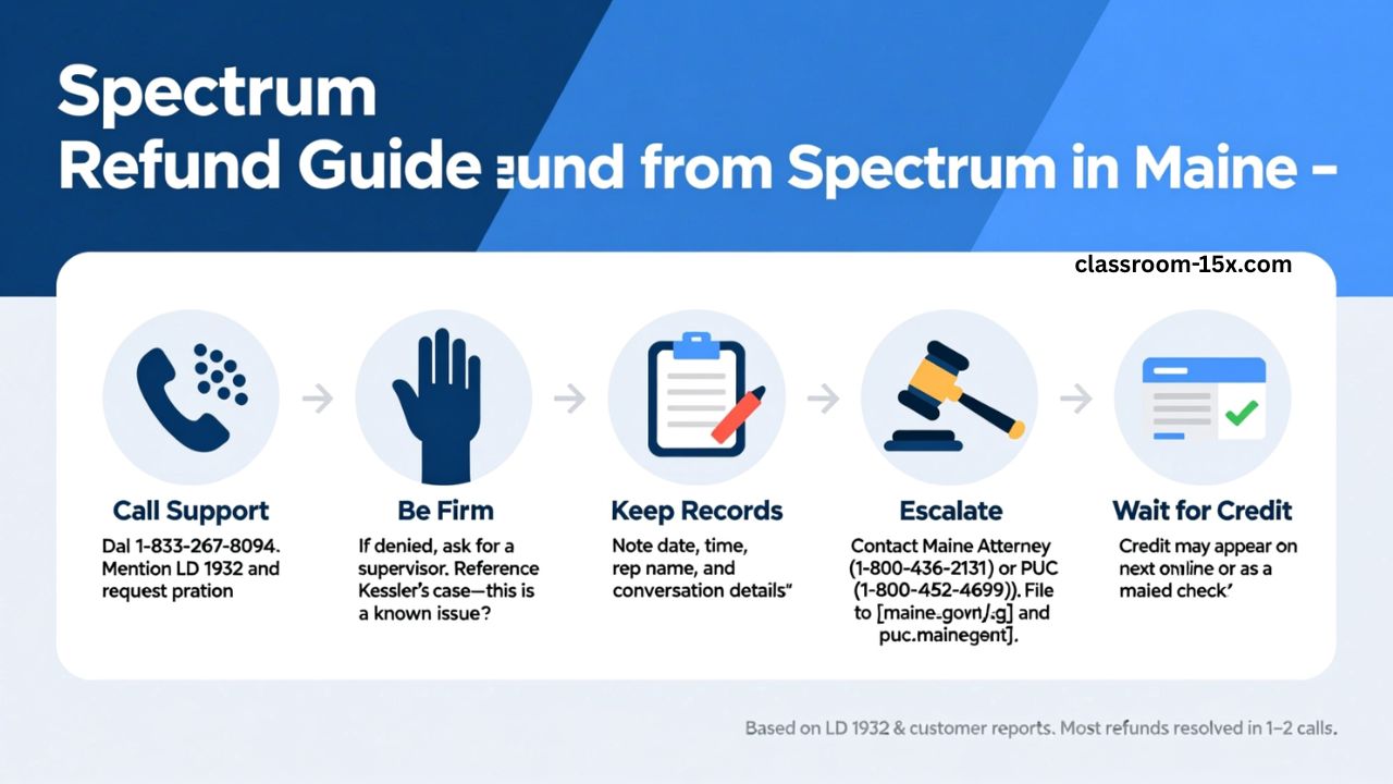spectrum maine prorated billing issue