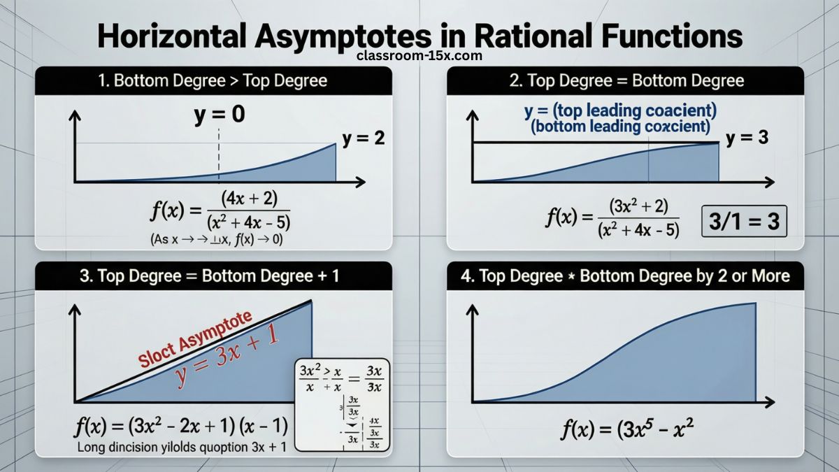 how to find horizontal asymptotes