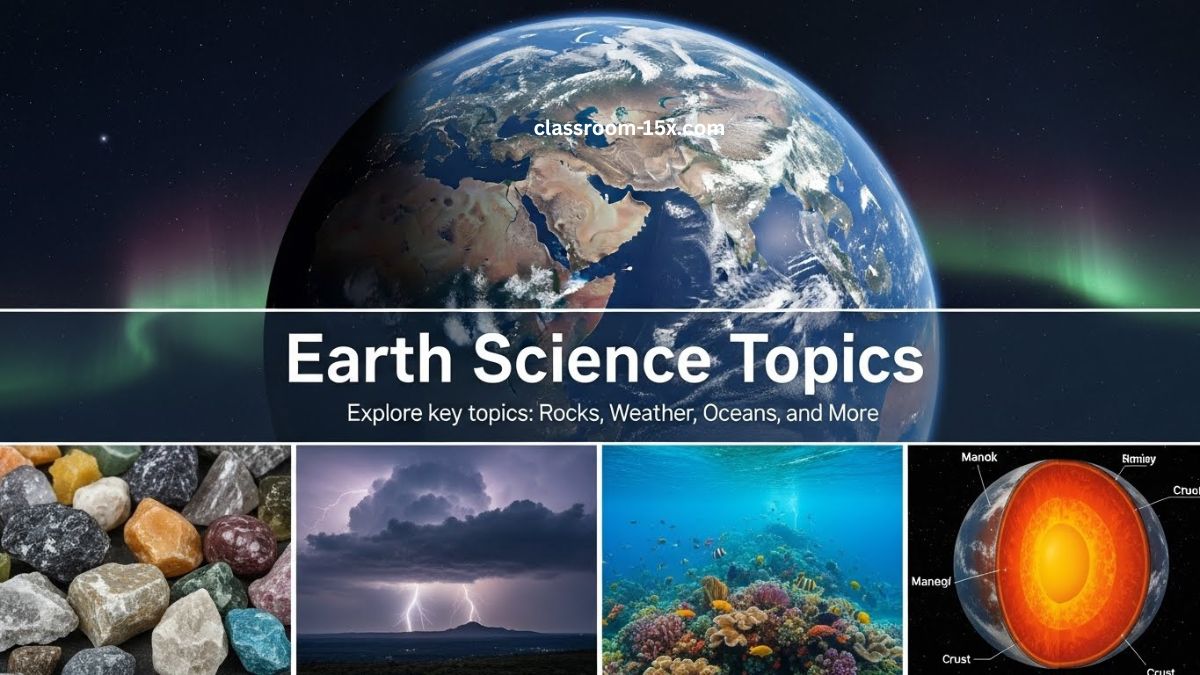 Earth Science Topics: Simple Guide to Rocks, Weather, Oceans & More 2026