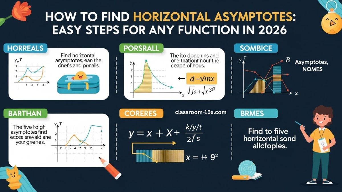 How to Find Horizontal Asymptotes: Easy Steps for Any Function in 2026
