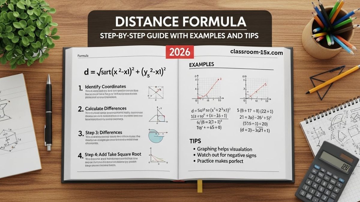 Distance Formula: Step-by-Step Guide with Examples and Tips in 2026