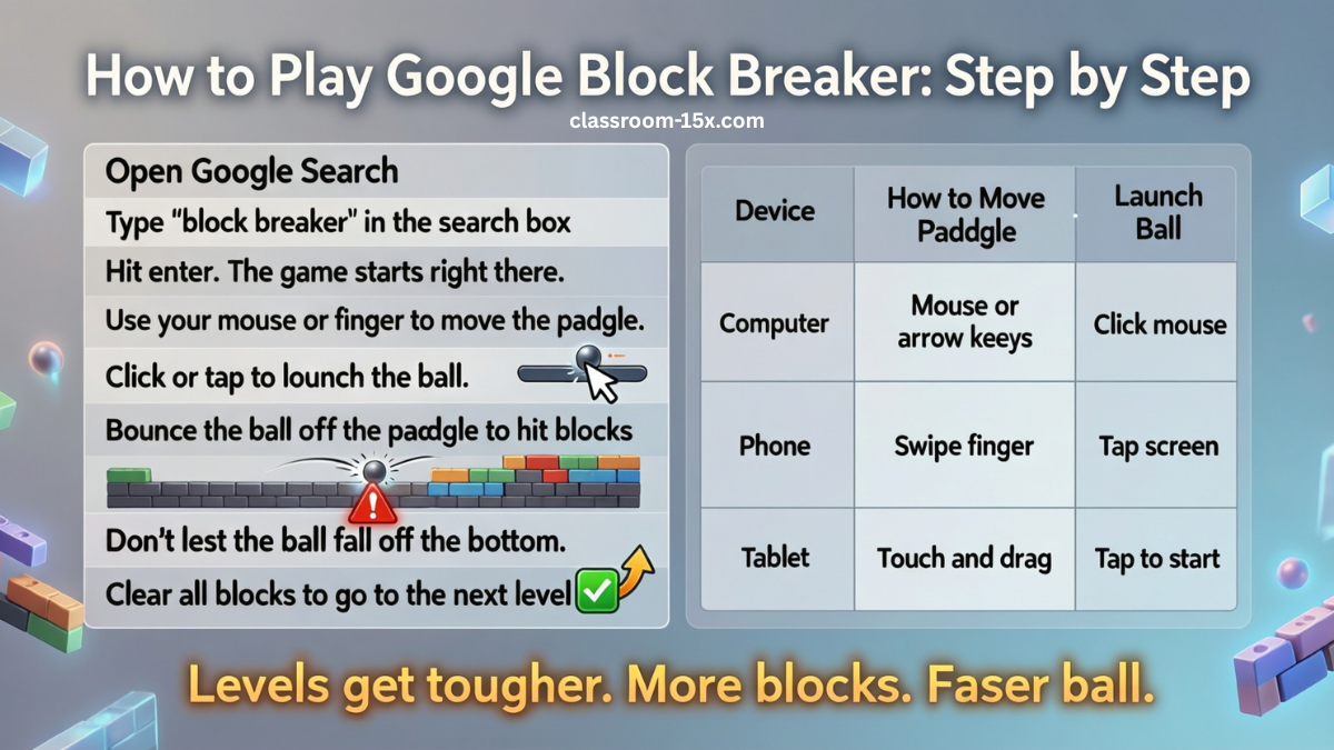 google block breaker